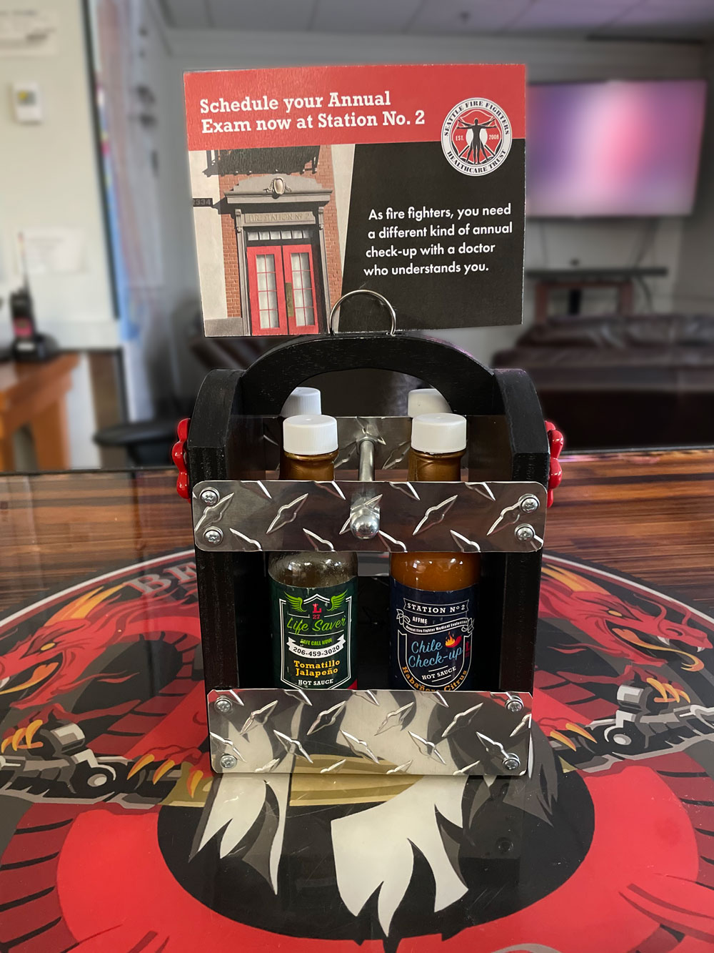 Hot Sauce Caddy Display